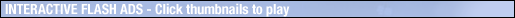 Interactive Flash Ads